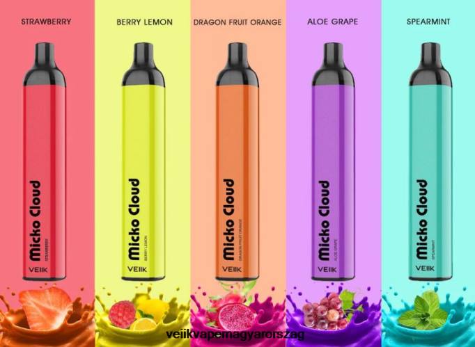 VEIIK Micko Cloud 3000 fújás eldobható vape toll 10db VPPV55 többféle íz - VEIIK Airo