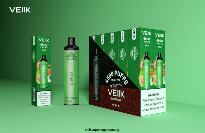 VEIIK Micko Era 4500 befújás eldobható 30 mg VPPV2 guava jég - VEIIK Pod Magyarország