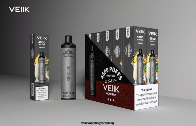 VEIIK Micko Era 4500 befújás eldobható 30 mg VPPV4 pina colada - VEIIK Micko Magyarország