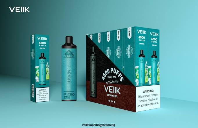 VEIIK Micko Era 4500 befújás eldobható 30 mg VPPV5 citrom sprite - VEIIK Airo