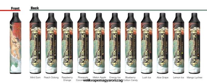 VEIIK Micko MAX eldobható vape 1500 fújás VPPV52 málna narancs - VEIIK Pod Magyarország