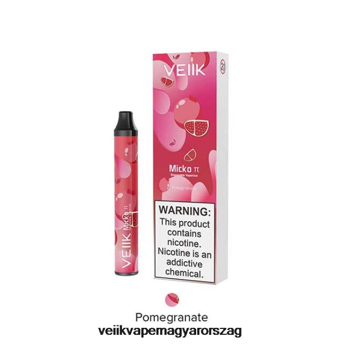 VEIIK Micko Pie eldobható vape 600 fújás VPPV23 gránátalma - VEIIK Airo Pod Magyarország