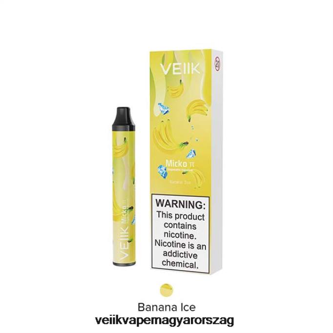 VEIIK Micko Pie eldobható vape 600 fújás VPPV25 banán jég - VEIIK Airo