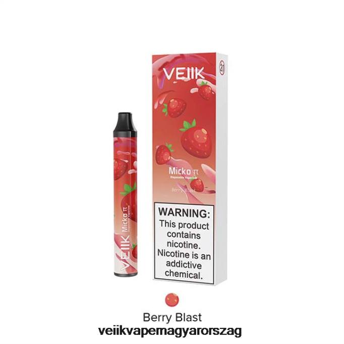 VEIIK Micko Pie eldobható vape 600 fújás VPPV26 bogyó robbanás - VEIIK Vape Magyarország