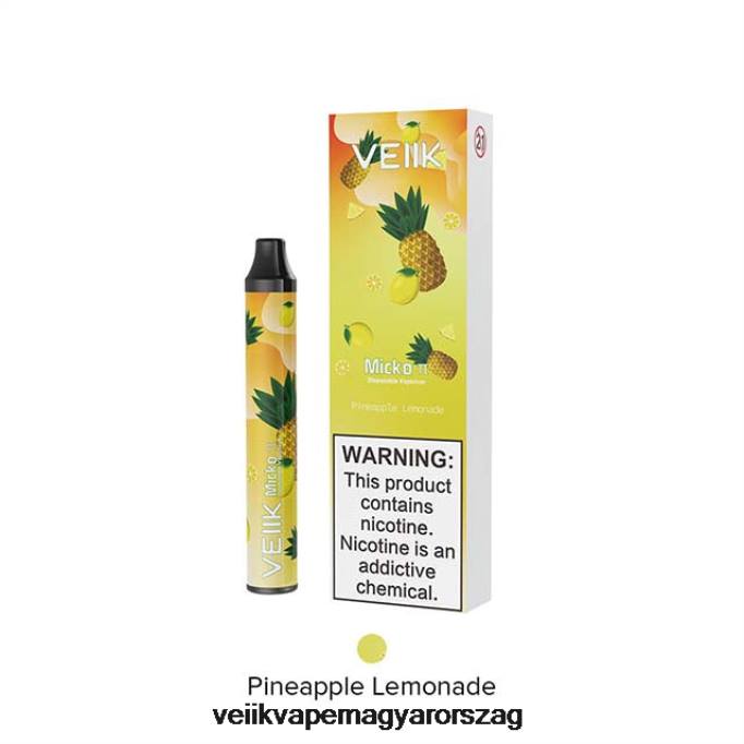 VEIIK Micko Pie eldobható vape 600 fújás VPPV27 ananász limonádé - VEIIK Vape Budapest