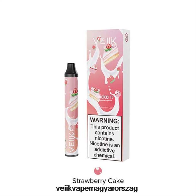 VEIIK Micko Pie eldobható vape 600 fújás VPPV28 eper torta - VEIIK E Liquid