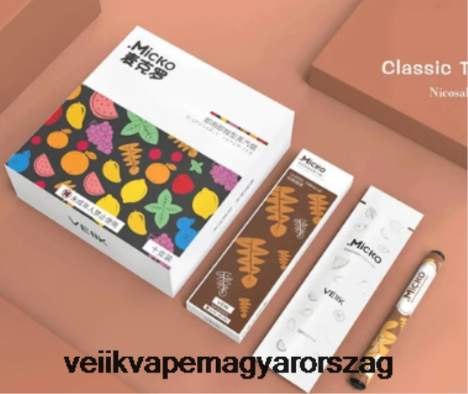 VEIIK Micko eldobható vape 400 fújás 310mah 10db VPPV56 többféle íz - VEIIK Vape Magyarország